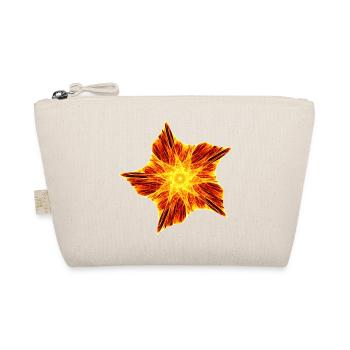 Flammender  Seestern  - Bio-Täschchen - Natur - Vorne