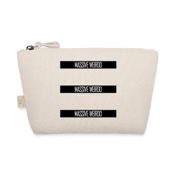 Massive weirdo Komischer Weirdo Lustig Spruch Logo - Bio-Täschchen - Natur - Vorne