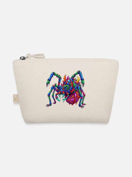 Neon Arachnid Rampage - Bio-Täschchen - Natur