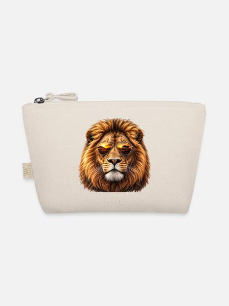 cool lion - Bio-Täschchen - Natur