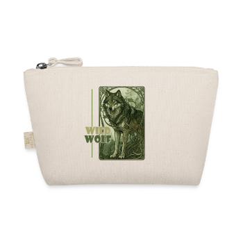 Jugendstil-Wildwolf - Bio-Täschchen - Natur - Vorne