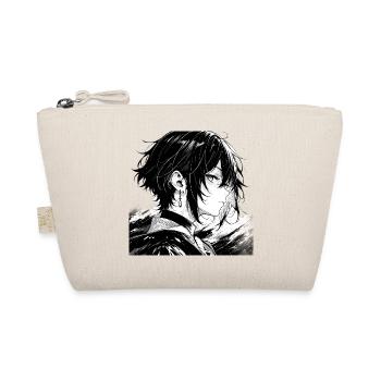 Monochromer Manga-Charakter Profil - Bio-Täschchen - Natur - Vorne