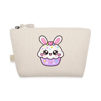 Bunny Cupcake-Streusel - Bio-Täschchen - Natur - Vorne