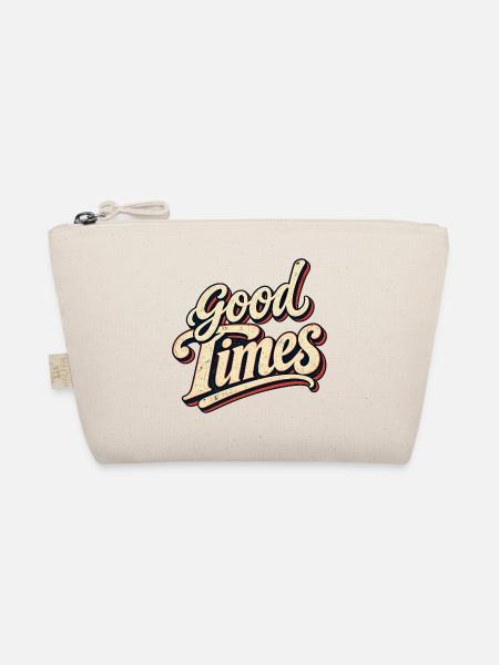 Good Times Retro Script - Bio-Täschchen - Natur