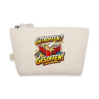 Bierpong Getroffen? Gesoffen! Cup Chaos - Bio-Täschchen - Natur - Vorne