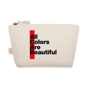 ACAB: ALL COLORS ARE BEAUTIFUL. FÜR OFFENHEIT - Bio-Täschchen - Natur - Vorne