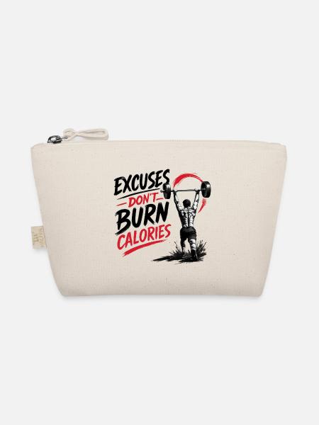 Excuses don't burn Calories - Bio-Täschchen - Natur