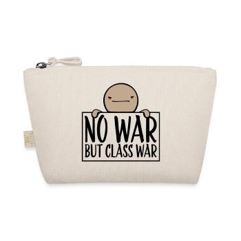 No war but class war Klassenkrieg Spruch Logo Text - Bio-Täschchen - Natur - Vorne
