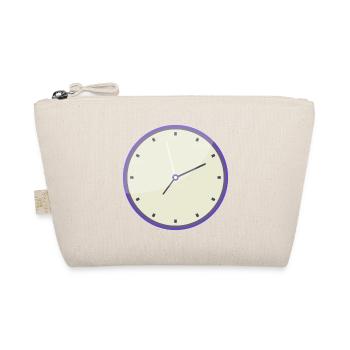 Uhr - Bio-Täschchen - Natur - Vorne