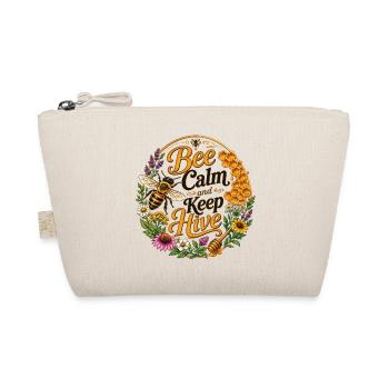 Bee Calm: Keep Hive - Bio-Täschchen - Natur - Vorne