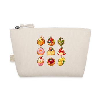 Bunte Dessert-Icons Kollektion - Bio-Täschchen - Natur - Vorne