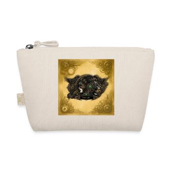 Steampunk-Löwin mit Juwelen - Bio-Täschchen - Natur - Vorne
