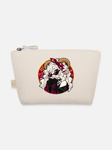 Shy Goth Goat Girl - Bio-Täschchen - Natur