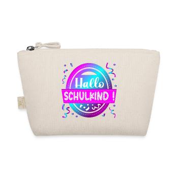 Hallo Schulkind Grundschule - Bio-Täschchen - Natur - Vorne