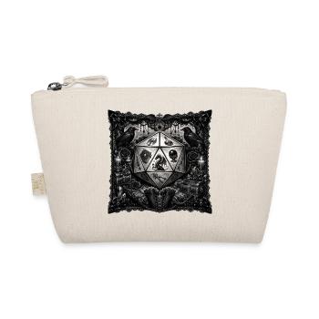  Pocket: Occult Goth-Pattern Black-Lace - Bio-Täschchen - Natur - Vorne