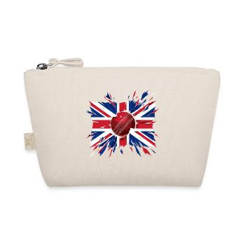 Britische Cricket-Union Jack Splat - Bio-Täschchen - Natur - Vorne