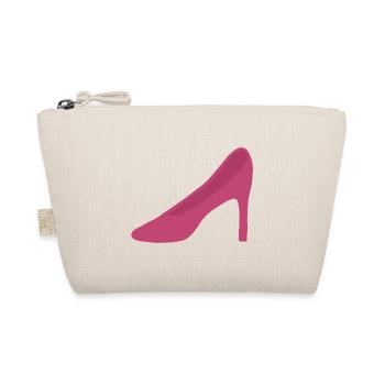 Rosa High Heels - Bio-Täschchen - Natur - Vorne