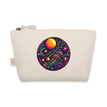 Psy Circle Kosmische Geometrie - Bio-Täschchen - Natur - Vorne