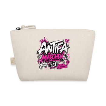 Antifa Mädchen - Bio-Täschchen - Natur - Vorne