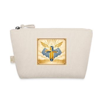 Sonnenstrahl Kreuz Vintage - Bio-Täschchen - Natur - Vorne