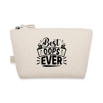 Best Oops Ever- lustiges Mutter Design. - Bio-Täschchen - Natur - Vorne