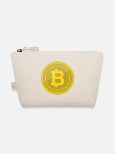 Bitcoin-Coin - Bio-Täschchen - Natur