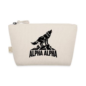 Alpha Alpha Wolf - Bio-Täschchen - Natur - Vorne
