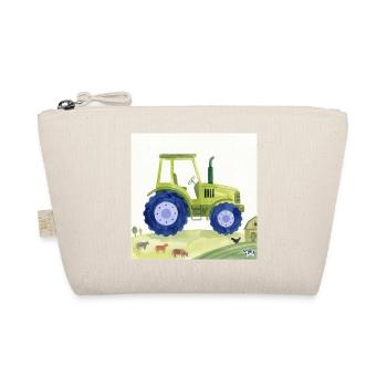 Traktor / Traktor / Traktor - Bio-Täschchen - Natur - Vorne