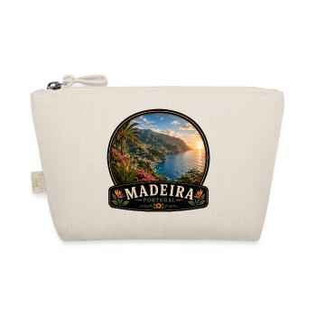 Madeira Portugal Atlantik Insel Urlaub Vintage - Bio-Täschchen - Natur - Vorne