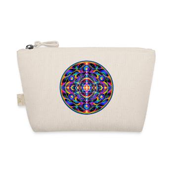 Geometrie Mandala - Bio-Täschchen - Natur - Vorne