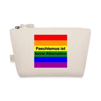 FASCHISMUS IST KEINE ALTERNATIVE. NIE WIEDER. PRID - Bio-Täschchen - Natur - Vorne