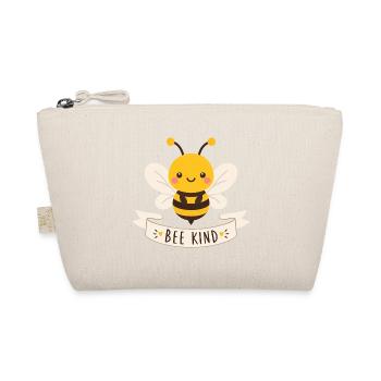 Bee Kind Bienchen Illustration - Bio-Täschchen - Natur - Vorne