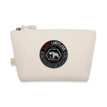 Inhalt Limitless MMA Grizzly Bear Retro-Abzeichen - Bio-Täschchen - Natur - Vorne