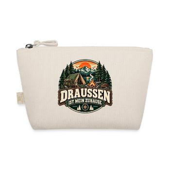 Draußen ist mein Zuhause - Bio-Täschchen - Natur - Vorne