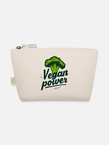 Vegan Power - Bio-Täschchen - Natur