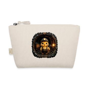 Miner Chick - Bio-Täschchen - Natur - Vorne