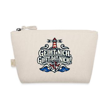 Geiht nich, gifft dat nich! – Maritimer Leuchtturm - Bio-Täschchen - Natur - Vorne