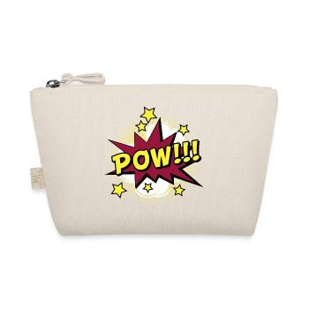 Comic POW Knall Cartoon Superheld - Bio-Täschchen - Natur - Vorne