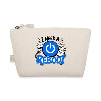 I NEED A REBOOT – Computational Humor - Bio-Täschchen - Natur - Vorne