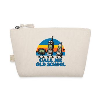 Call Me Old School Tech-Charme - Bio-Täschchen - Natur - Vorne