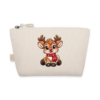 cute_reindeer - Bio-Täschchen - Natur - Vorne