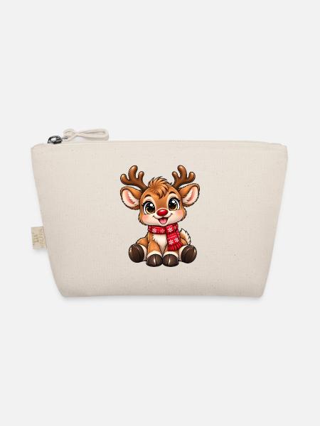 cute_reindeer - Bio-Täschchen - Natur