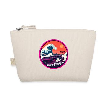 Wave Runner Retro Sunset JDM Streetwear - Bio-Täschchen - Natur - Vorne