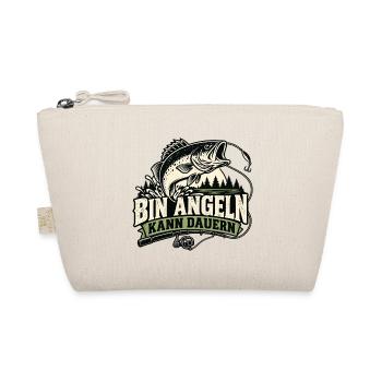 Bin Angeln kann dauern - Bio-Täschchen - Natur - Vorne