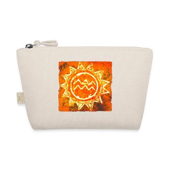 Sonnenfeuer Tribal Muster - Bio-Täschchen - Natur - Vorne