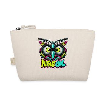 Neon Night Owl Mountainbike-Kunst - Bio-Täschchen - Natur - Vorne