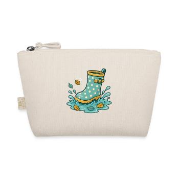 Rain Boot Splash – Cosy Rain Day - Bio-Täschchen - Natur - Vorne