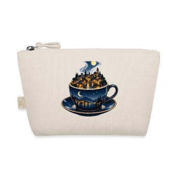 Mondbeschienene Stadtlandschaft Teetasse - Bio-Täschchen - Natur - Vorne