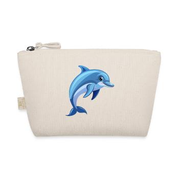 Delfin - Bio-Täschchen - Natur - Vorne