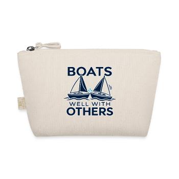 Boote gut mit anderen | Zeilen & Humor - Bio-Täschchen - Natur - Vorne